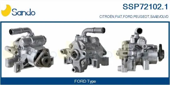 Hydraulic Pump, steering (SSP72102.1)
