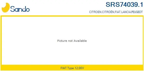 Series resistor, electric motor (radiator fan) (SRS74039.1)