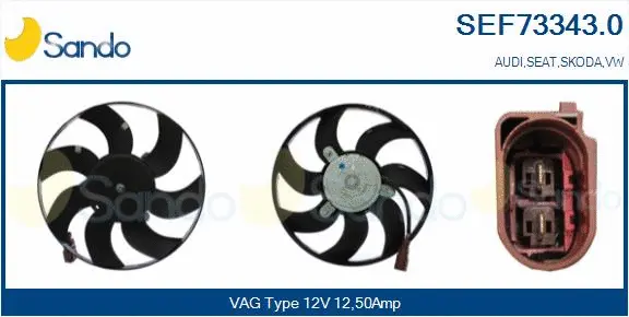 Fan, engine cooling (SEF73343.0)