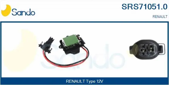 Resistor, interior blower (SRS71051.0)