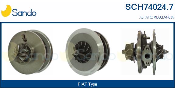 Core assembly, turbocharger (SCH74024.7)