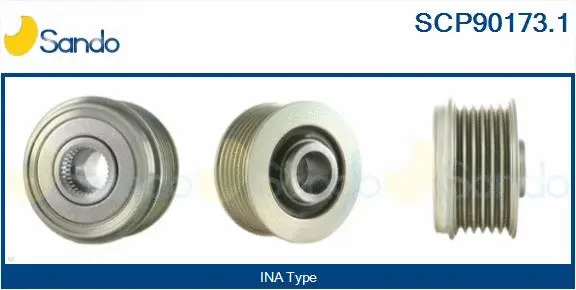 Belt Pulley, alternator (SCP90173.1)