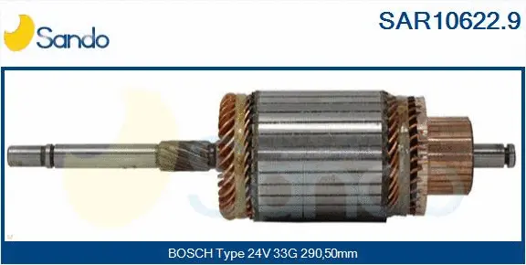 Armature, starter (SAR10622.9)