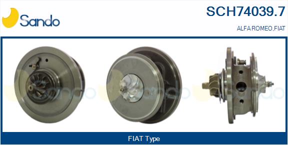 Core assembly, turbocharger (SCH74039.7)