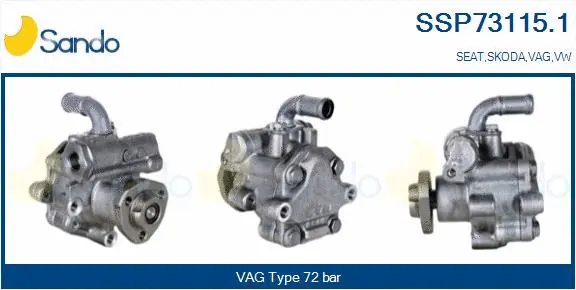 Hydraulic Pump, steering (SSP73115.1)