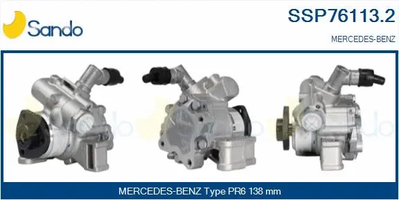 Hydraulic Pump, steering (SSP76113.2)