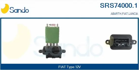 Resistor, interior blower (SRS74000.1)
