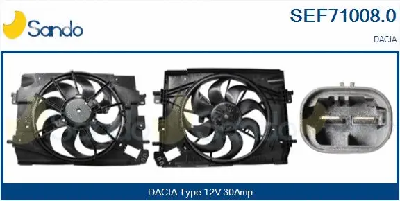 Electric Motor, radiator fan (SEF71008.0)