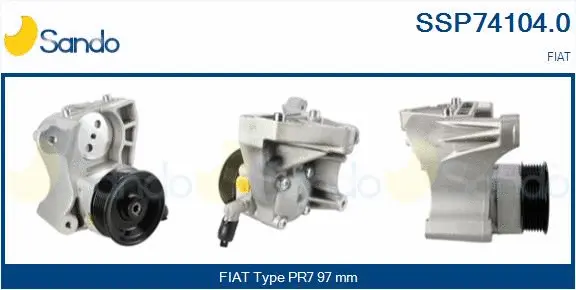 Hydraulic Pump, steering (SSP74104.0)