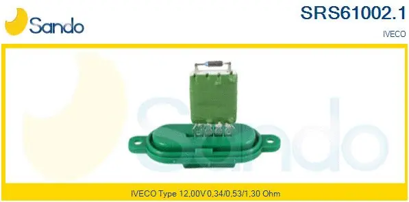 Resistor, interior blower (SRS61002.1)