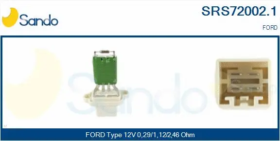 Resistor, interior blower (SRS72002.1)