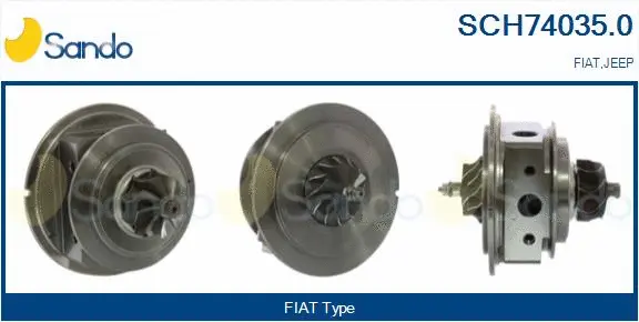 Core assembly, turbocharger (SCH74035.0)