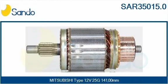 Armature, starter (SAR35015.0)