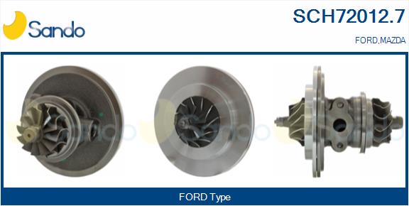 Core assembly, turbocharger (SCH72012.7)