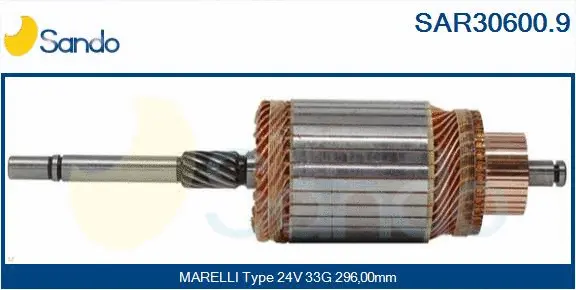 Armature, starter (SAR30600.9)