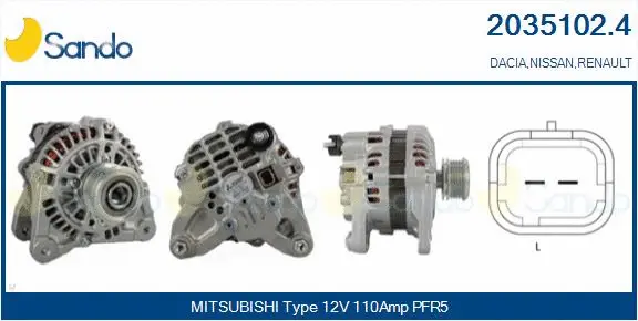 Alternator (2035102.4)