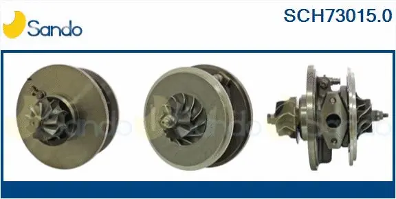 Core assembly, turbocharger (SCH73015.0)