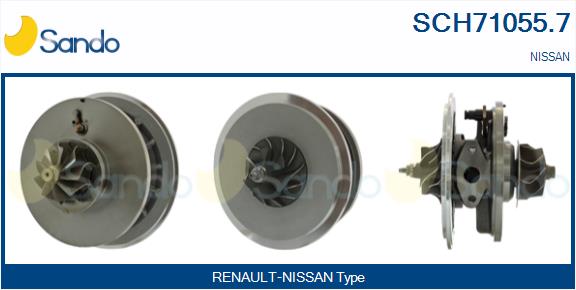 Core assembly, turbocharger (SCH71055.7)