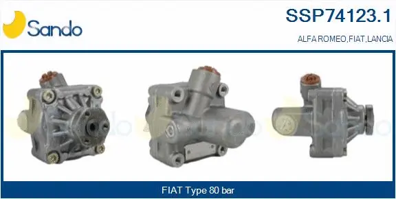 Hydraulic Pump, steering (SSP74123.1)