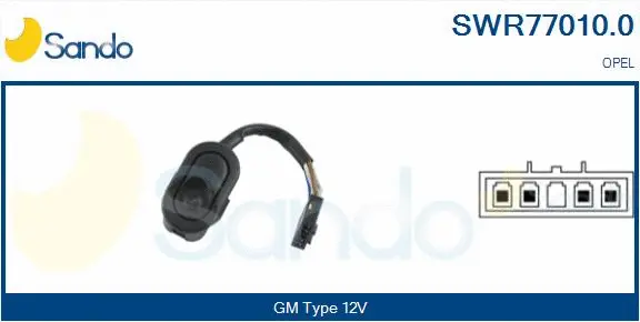 Switch, window regulator (SWR77010.0)