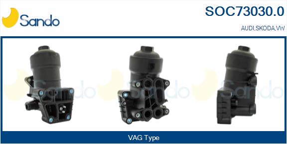 Oil Cooler, engine oil (SOC73030.0)