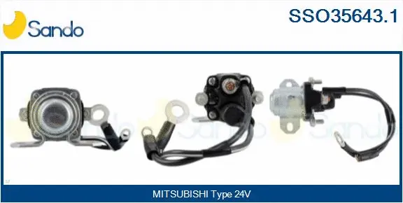 Solenoid Switch, starter (SSO35643.1)