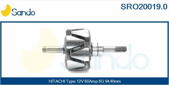 Rotor, alternator (SRO20019.0)