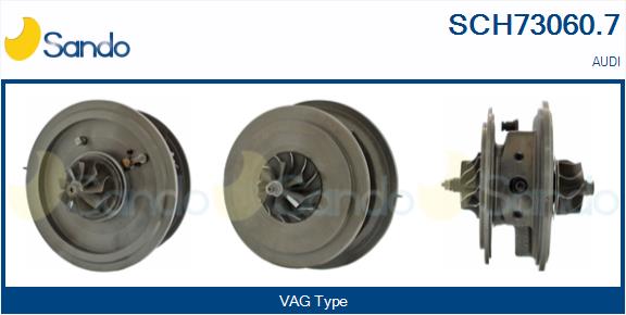 Core assembly, turbocharger (SCH73060.7)