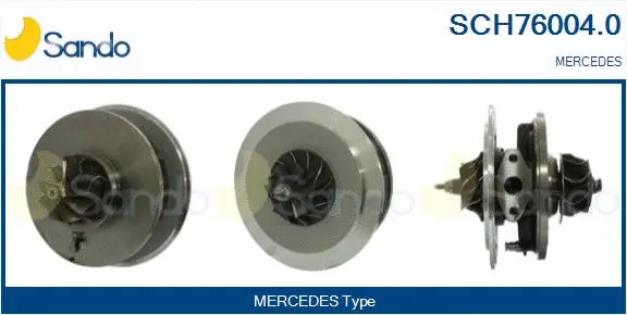 Core assembly, turbocharger (SCH76004.0)