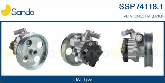 Hydraulic Pump, steering (SSP74118.1)