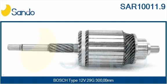 Armature, starter (SAR10011.9)