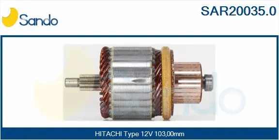 Armature, starter (SAR20035.0)
