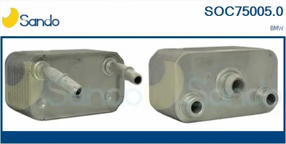 Oil Cooler, engine oil (SOC75005.0)