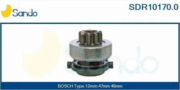 Pinion, starter (SDR10170.0)