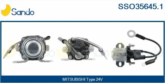 Solenoid Switch, starter (SSO35645.1)