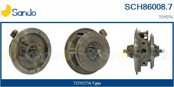 Core assembly, turbocharger (SCH86008.7)