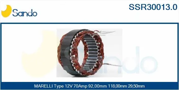 Stator, alternator (SSR30013.0)