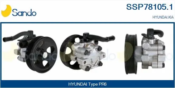 Hydraulic Pump, steering (SSP78105.1)