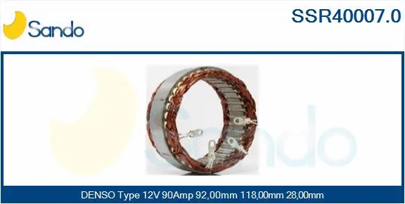 Stator, alternator (SSR40007.0)