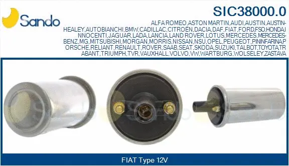 Ignition Coil (SIC38000.0)