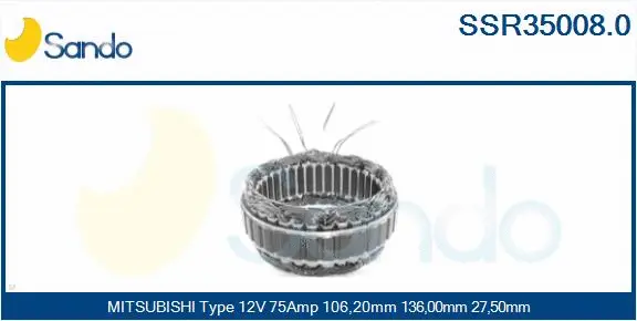 Stator, alternator (SSR35008.0)