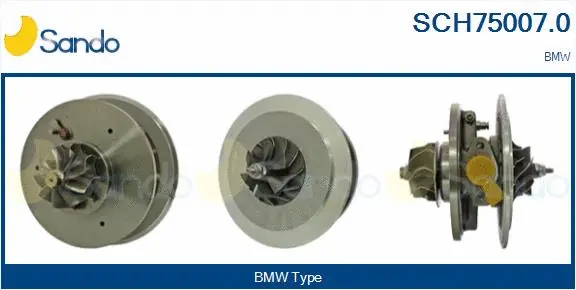 Core assembly, turbocharger (SCH75007.0)