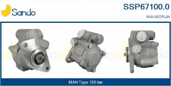 Hydraulic Pump, steering (SSP67100.0)