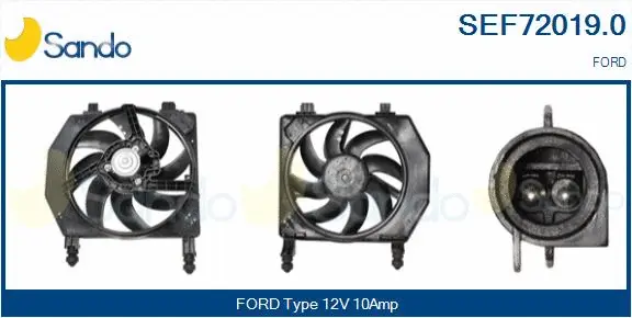 Electric Motor, radiator fan (SEF72019.0)