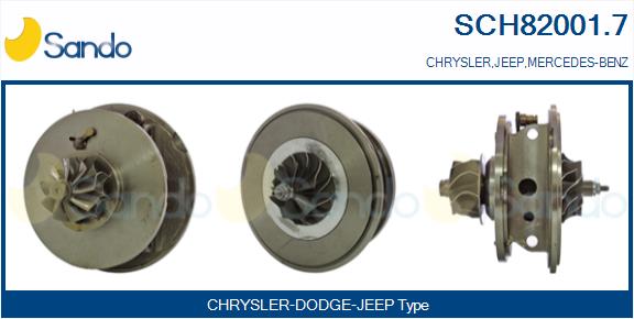 Core assembly, turbocharger (SCH82001.7)