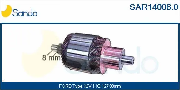 Armature, starter (SAR14006.0)