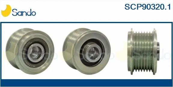 Belt Pulley, alternator (SCP90320.1)