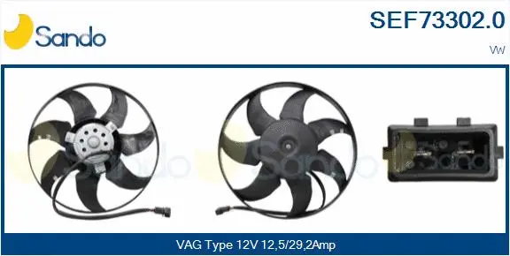 Fan, engine cooling (SEF73302.0)