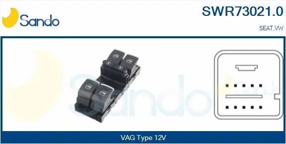 Switch, window regulator (SWR73021.0)