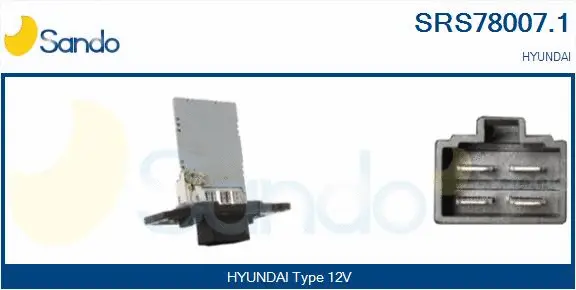 Resistor, interior blower (SRS78007.1)
